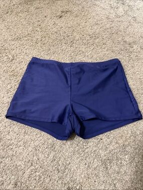 Women's Navy Blue Swim Shorts
